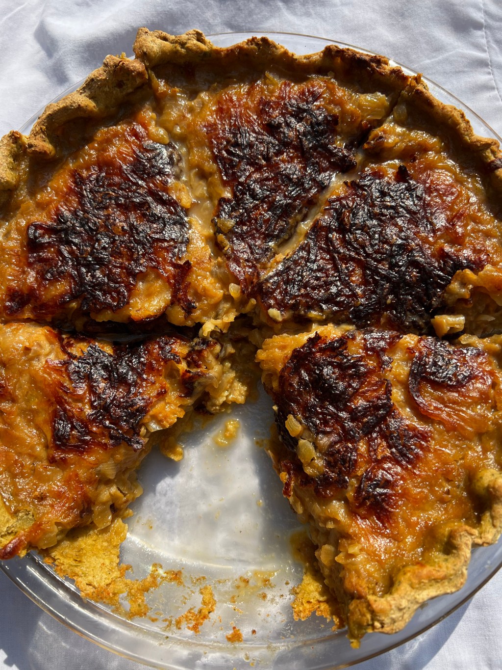 Tarta de cebolla con queso&nbsp;🧀