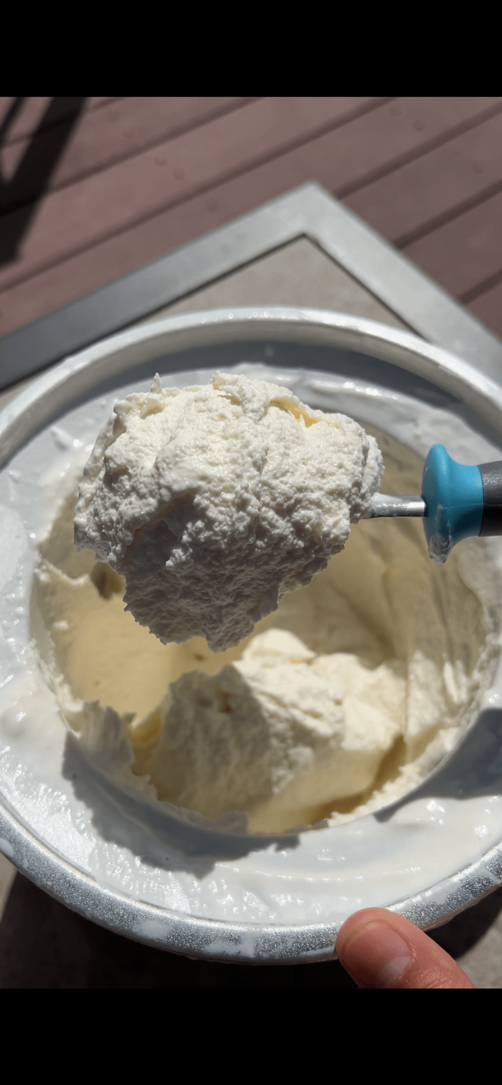 Helado de Vainilla&nbsp;Casero